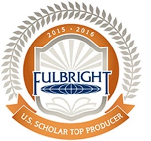 Fulbright logo Top Producer badge 2016