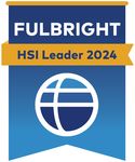 Fulbright logo HSI leader badge 2024